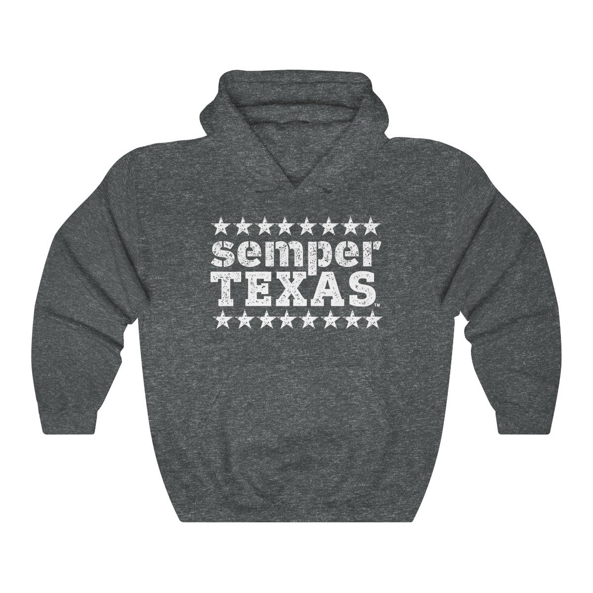 Semper Texas & Stars logo hoodie