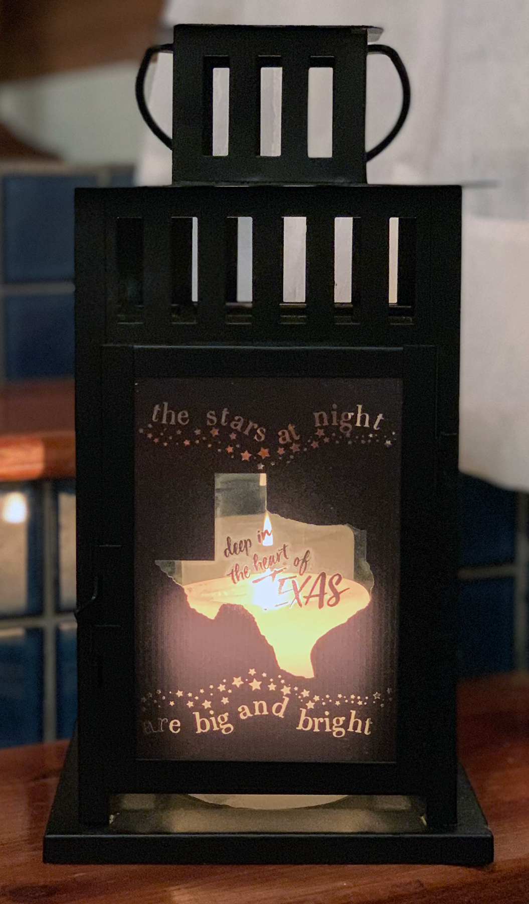 The Stars at Night Are Big & Bright....Texas Lantern